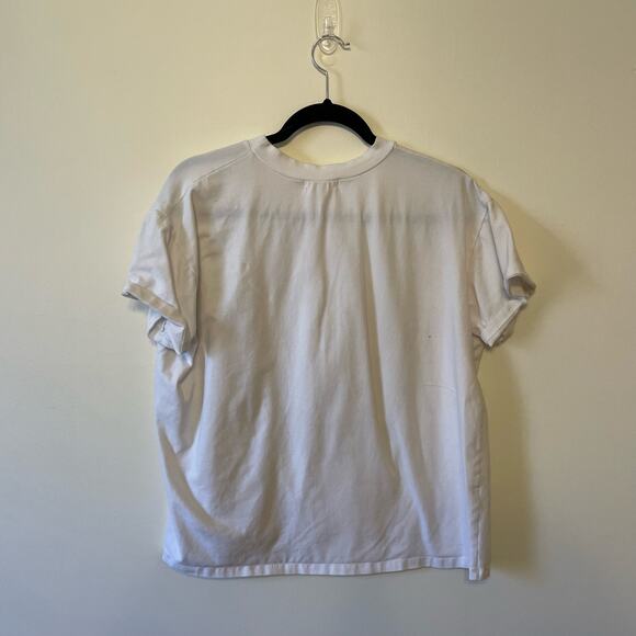 Altar’d State M oversized white short sleeve t-shirt hippie LOVE spellout casual - Picture 5 of 7